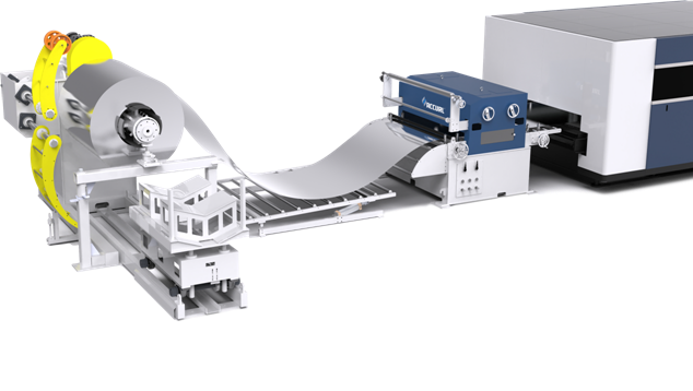 linecut line automatic coil fed laser cutting system