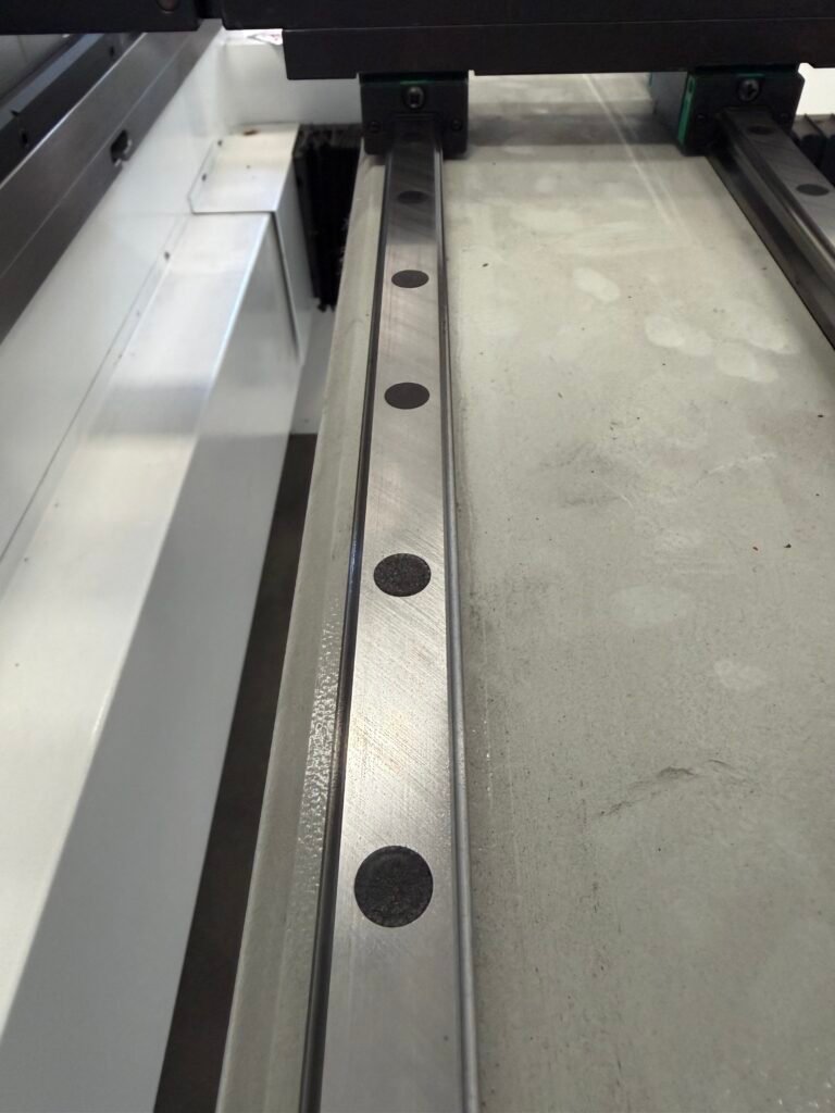 press brake Linear Guide Rail Wear or Contamination